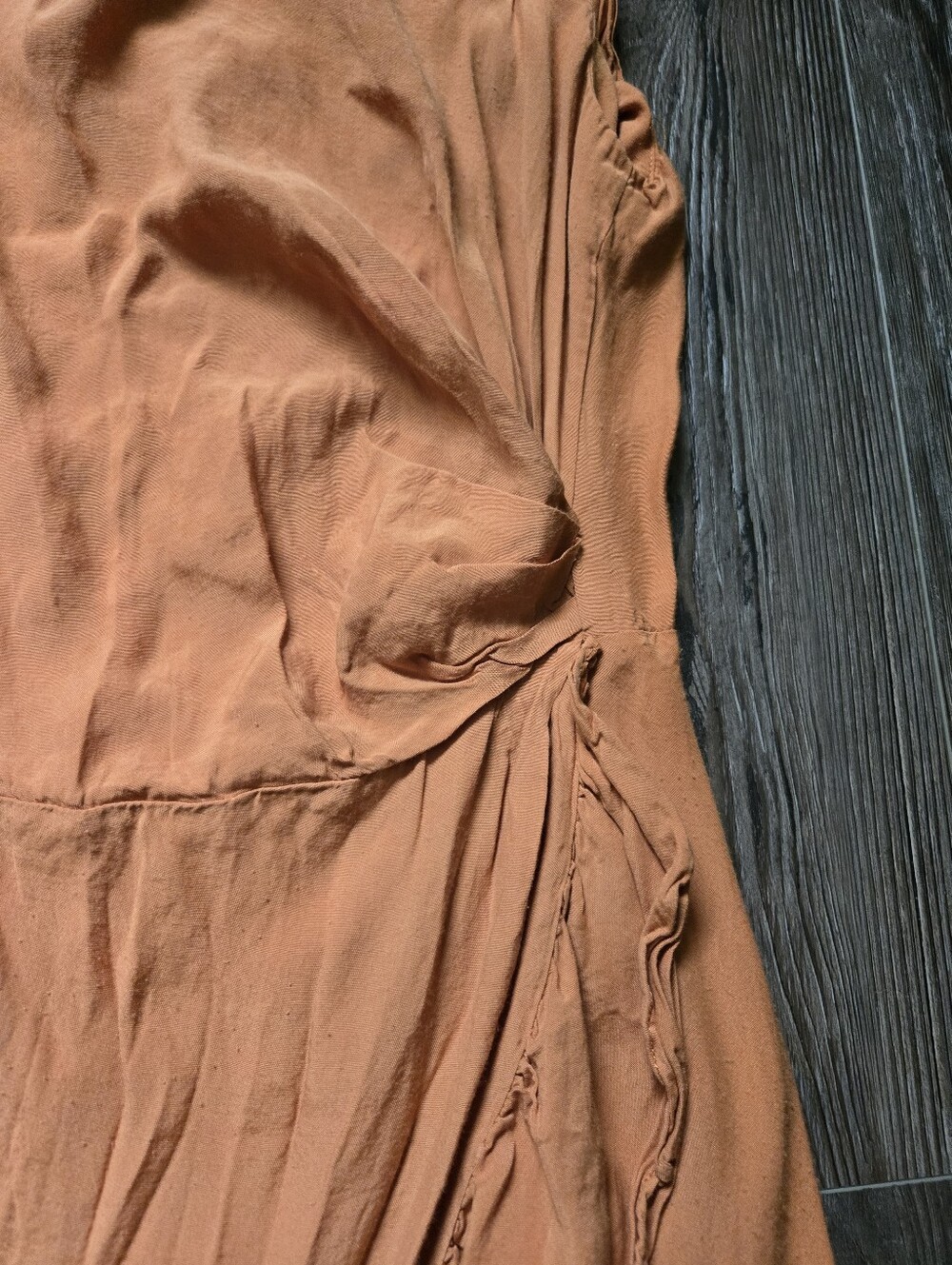 Price Firm 🍓 Maje Orange Ruffle Dress - Picture 4 of 13